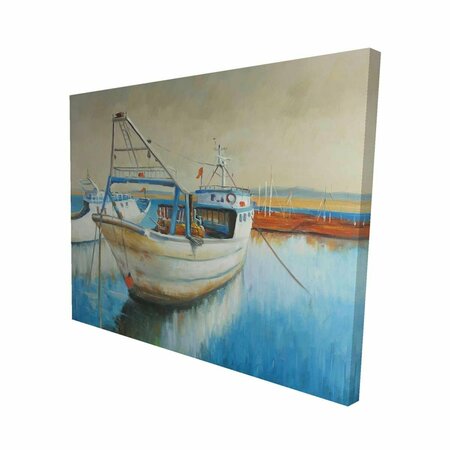 FONDO 16 x 20 in. Fishing Boat-Print on Canvas FO2793590